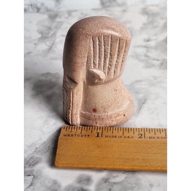 Late 20th Century Hand Carved African Soapstone Sculpture For Sale - Image 10 of 12