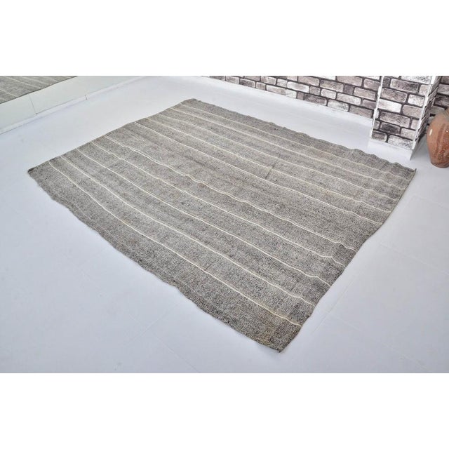 Turkish Handmade Kilim Rug, 1960s For Sale - Image 10 of 11