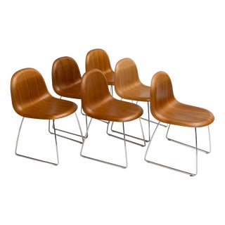 Danish Design Gubi 3D Chair by Komplot Design, 2003, Set of 6 For Sale