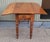 19thc Drop Leaf table Each leaf adds 10 inches in length to the side with both leafs up the table measures 40wide x 39deep...