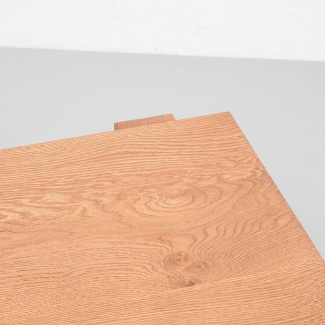 Beige Mid-Century Modern Oak Low Center Table from Dada Est For Sale - Image 8 of 16