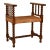 19th Century English Oak Bench With Arms For Sale