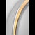 2020s Thomas O'Brien for Visual Comfort Signature Tricia 30" Illuminated Round Mirror in Matte White and Polished Nickel For Sale - Image 5 of 10