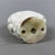 White Sculptural Abstract Face Table Lamp in Marble, 20th Century For Sale - Image 8 of 15