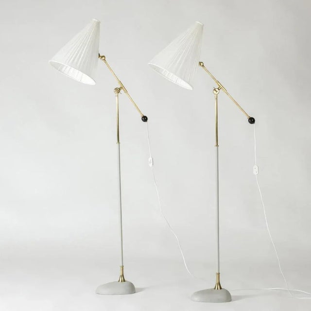 Floor Lamps by Einar Bäckström, 1950s, Set of 2 For Sale - Image 11 of 11