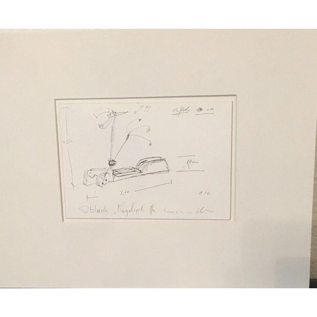 Mendler Hans, Leonberg Bench Design Ball Game 9/99, 1999, Ink For Sale - Image 10 of 13