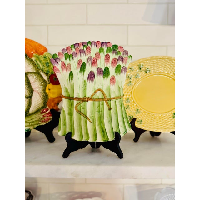 Late 20th Century Large Late 20th Century Asparagus Trivet or Wall Decor, Made in Italy For Sale - Image 5 of 5