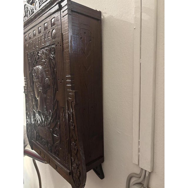 Antique Apothecary Cabinet 1900s For Sale - Image 4 of 6