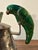 Vintage Los Castillo Silver Plate Parrot Sugar Dish, Malachite Stone For Sale - Image 9 of 11