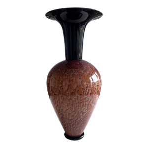 Stunning Large Athena Vase - Tortoise Shell Series by Molly Stone (2000)
