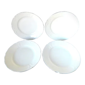 Rosenthal Classic Germany White Appetizer, Salad, Dessert Plates, Set of Four