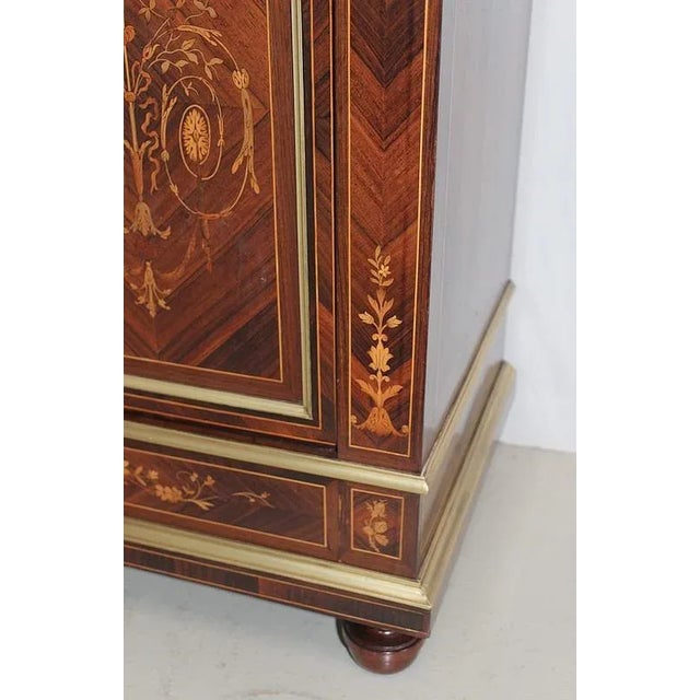 Antique Napoleon III Violet and Rosewood Secretaire For Sale - Image 13 of 15