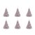 Kenneth Ludwig Chicago Glass Tree Ornaments (Set of 6) For Sale - Image 4 of 4