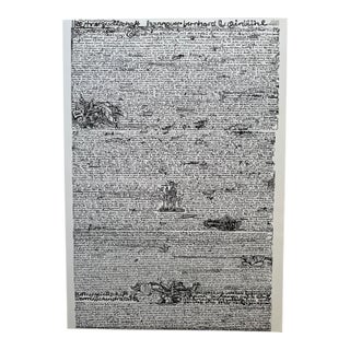 Bernhard Luginbühl, Kestnergesellschaft Hannover, C. 1990, Vintage Exhibition Poster For Sale