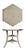 Dennis and Leen "Lambert" Faux Ivory Painted Side Table W" Drink Tray For Sale - Image 12 of 12