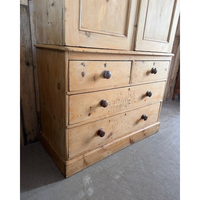 Antique English Linen Press For Sale - Image 6 of 18