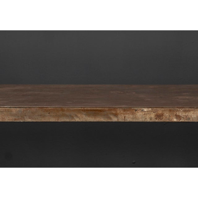 Large Industrial Handcrafted Steel Table For Sale - Image 15 of 18