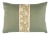 Schumacher Ashoka Lumbar Pillow In Leaf & Blush For Sale