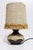Brown Vintage Ceramic Lamp in Fat Lava by Pan, 1960 For Sale - Image 8 of 8