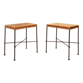Side Tables in the style of Carl Auböck, Austria, 1960s, Set of 2 For Sale