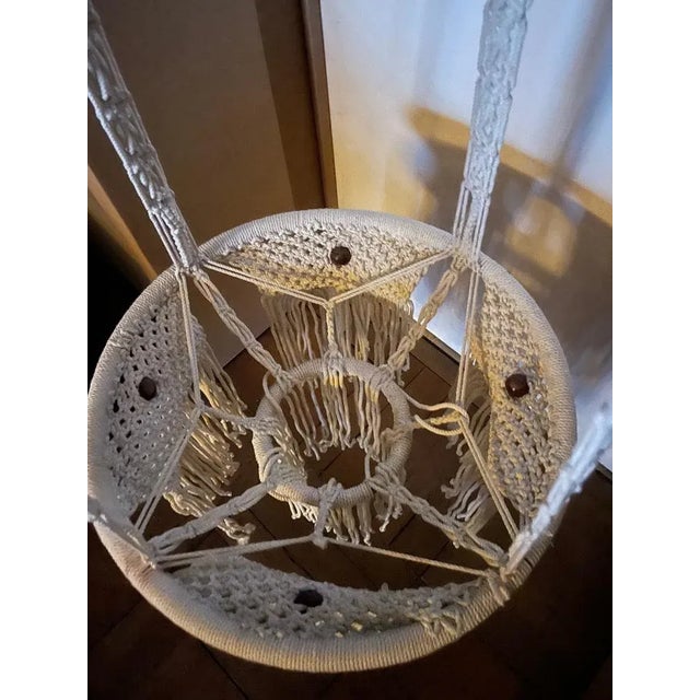 Macrame Suspension with Rope For Sale - Image 5 of 9