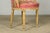 Set of 6 Early 20th Century French Louis XVI Cane Dining Armchairs in Pink Stripe For Sale - Image 12 of 18