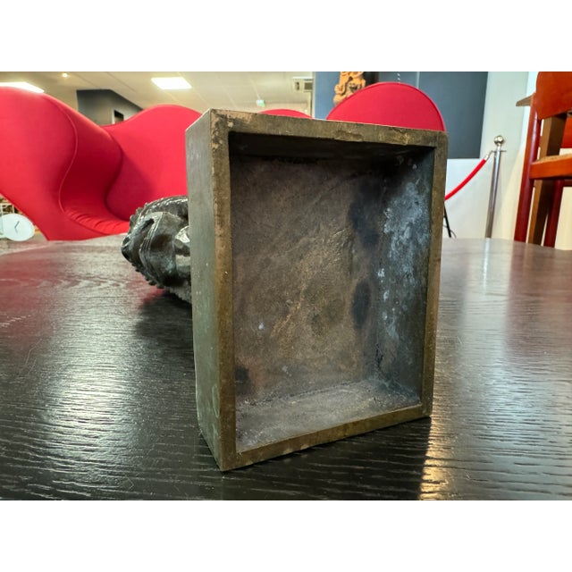 2000 - 2009 Joel Roux, Bronze Sculpture of a Tiki, Unique Work, 2000 For Sale - Image 5 of 12