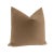 Contemporary 22" Nutmeg Designer Velvet Pillows - A Pair For Sale - Image 3 of 4