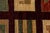 Modern Geometric Grid Hand-Knotted Wool Area Rug in Deep Burgundy & Earth Tones For Sale - Image 4 of 12