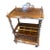 Antique English Walnut Magazine Rack (Canterbury ) For Sale
