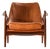Easy Chair in Leather and Teak by Ib Kofod-Larsen, 1950s For Sale