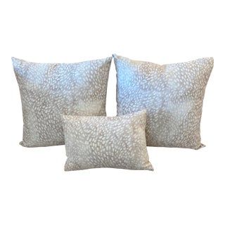 Rebecca Atwood Speckled Pillows, Set of Three For Sale