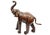 1970s Mid Century Striding Leather Elephant For Sale - Image 5 of 12