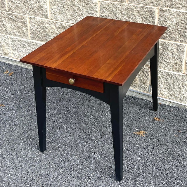 Ethan Allen American Impressions Shaker Style Satin Black and Autumn