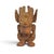 Contemporary 21st Century Contemporary Qiaose Hongshan Style Red & Green Nephrite Jade Figure 6.5" For Sale - Image 3 of 11