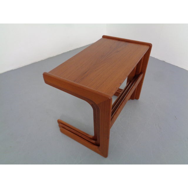 Danish Teak Nesting Tables from Salin Nyborg, 1960s, Set of 3 For Sale - Image 12 of 18