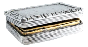 George IV Embossed Silver and Gold Vinaigrette Box