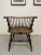 Low Comb Pub Chair. Turned Leg. Rich Petina to the Wood. Claw Carvings at the Edge of Each Arm. Vintage Condition...