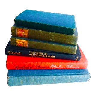 Collection of 6 Early 20th Century Poetry Books For Sale