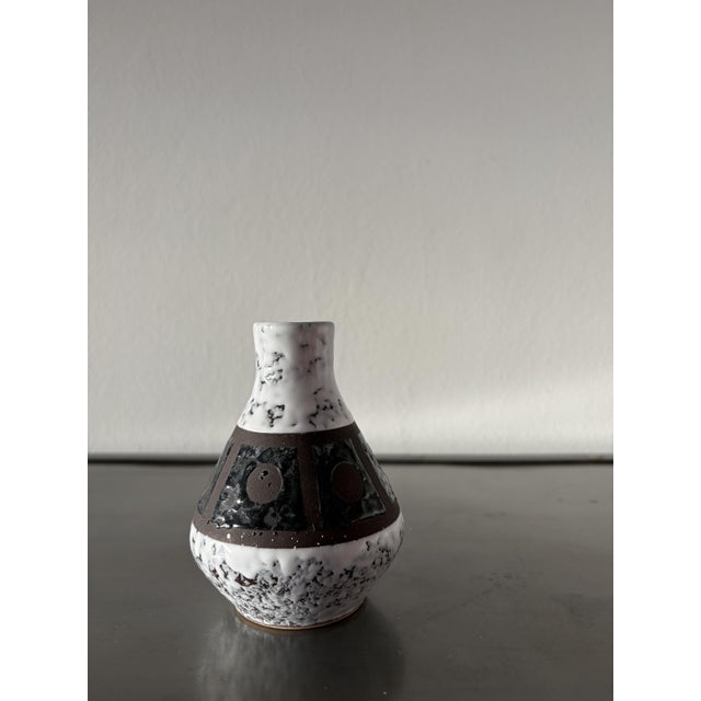 Ceramic Mid-Century Modern Vase from VEB Haldensleben Gdr, 1960s For Sale - Image 7 of 15