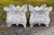 Metal Antique French Rococo Cast Iron Jardinieres Planters, a Pair For Sale - Image 7 of 12