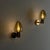 Metal Model V-220 Sconces in Amber Glass and Brass by Hans-Agne Jakobsson, 1960s, Set of 2 For Sale - Image 7 of 18