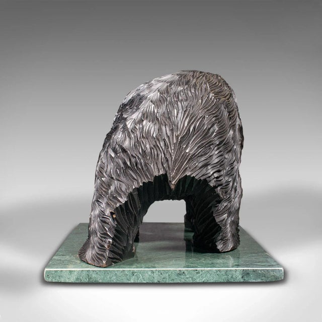 1900s Antique VictorianGerman Carved Fruitwood Decorative Bear Figure For Sale - Image 4 of 13