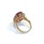 Bochic "Orient" Red Ruby & Tanzanite Ring, Set 18K In Yellow Gold & Silver Natural Red Ruby - 6 carats Natural Tanzanite -...