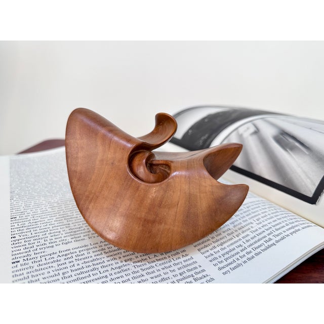 Scandinavian Artist, Abstract Modernist Carving, 1950s, Teak For Sale - Image 13 of 18