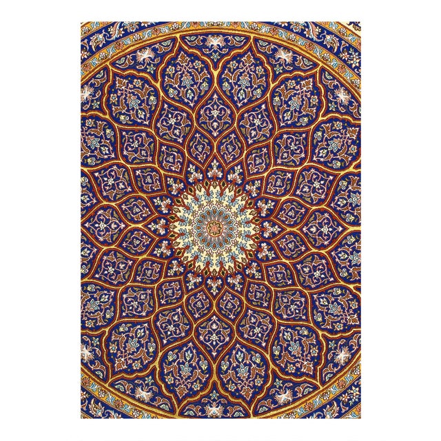 These silk rugs are made with exceptionally good quality of wool & silk. They use traditional motifs inspired by...
