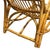 Restored MCM Rattan Double-Strand Half Moon Arm Lounge Chair For Sale - Image 10 of 10