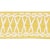 2020s Schumacher X Mary McDonald Tikki Tape Trim in Yellow For Sale - Image 5 of 5