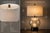 Late 20th Century Late 20th Century Crackle Glass Globe Table Lamp With Dark Wood Base & Linen Drum Shade — 27” For Sale - Image 5 of 5