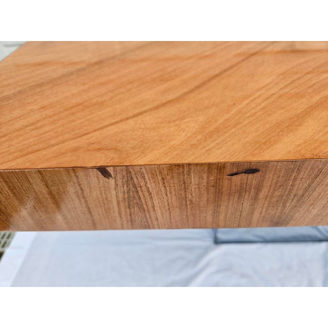 Milo Baughman for Thayer Coggin Wood Chrome Dining Table For Sale - Image 14 of 17